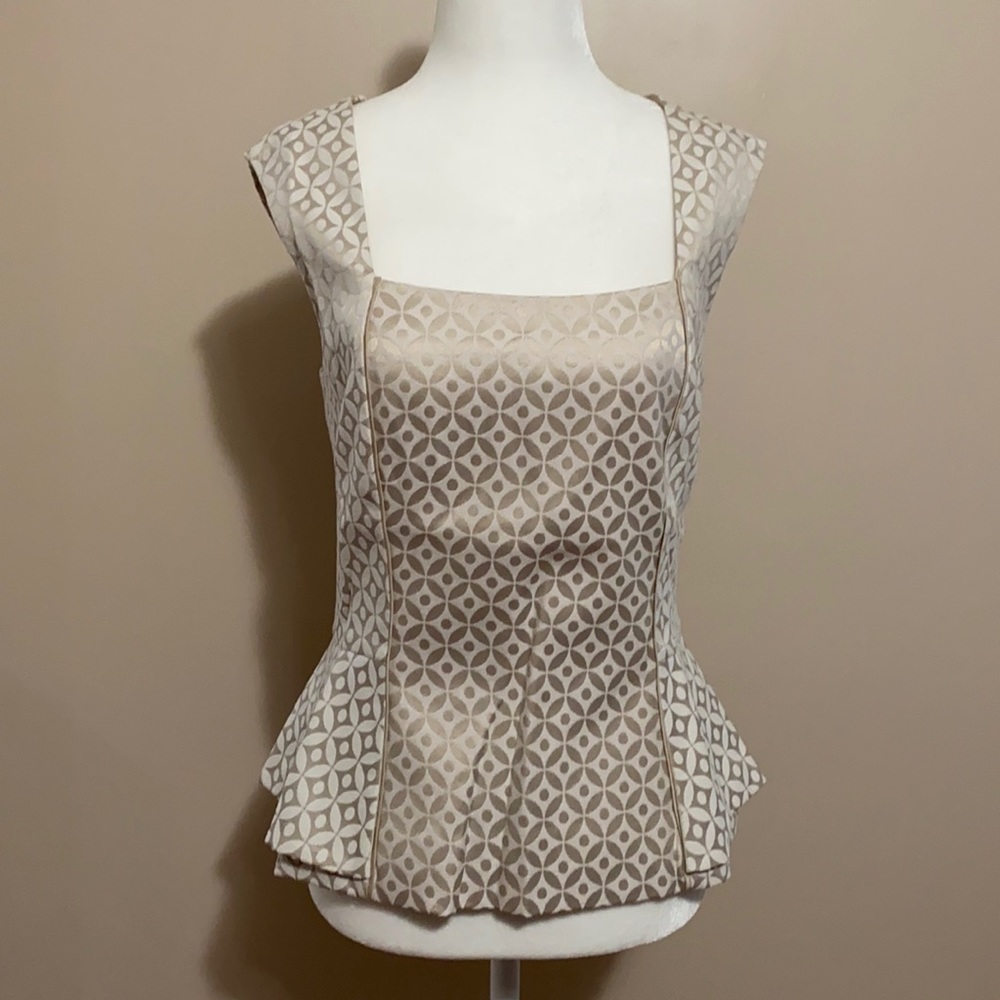 Brand New White House Black Market champagne top